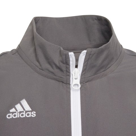 Bluza dla dzieci adidas Entrada 22 Presentation Jacket szara H57539 Adidas teamwear Bluza dla dzieci adidas Entrada 22 Presentation Jacket szara H57539 Adidas teamwear
