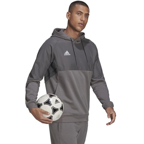 Bluza męska adidas Condivo 22 Hoody szara HD2306 Adidas teamwear Bluza męska adidas Condivo 22 Hoody szara HD2306 Adidas teamwear
