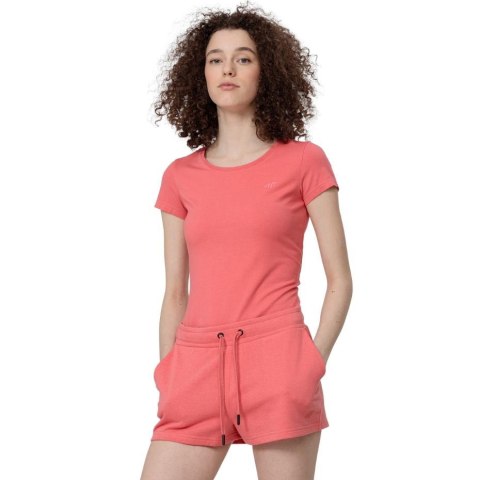 Koszulka damska 4F koralowa H4L22 TSD350 63S 4F Koszulka damska 4F koralowa H4L22 TSD350 63S 4F