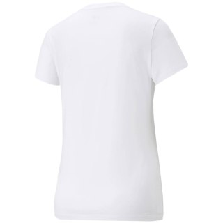 Koszulka damska Puma ESS+ Metallic Logo Tee biała 848303 02 Puma