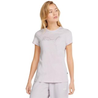 Koszulka damska Puma Power Graphic Stardust Tee różowa 848826 73 Puma