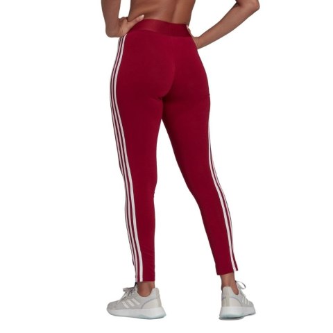 Legginsy damskie adidas Loungewear Essentials 3-Stripes czerwone HD1826 Adidas Legginsy damskie adidas Loungewear Essentials 3-Stripes czerwone HD1826 Adidas