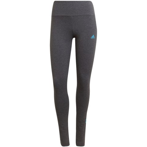 Legginsy damskie adidas Loungewear Essentials szaro-błękitne HD1688 Adidas Legginsy damskie adidas Loungewear Essentials szaro-błękitne HD1688 Adidas