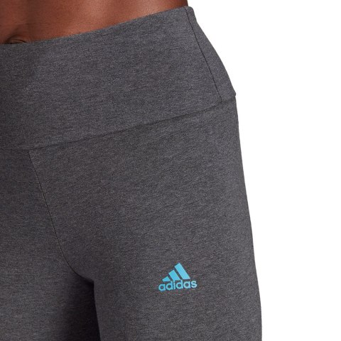 Legginsy damskie adidas Loungewear Essentials szaro-błękitne HD1688 Adidas Legginsy damskie adidas Loungewear Essentials szaro-błękitne HD1688 Adidas