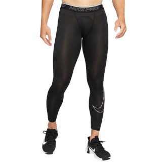 Legginsy męskie Nike Pro Dri-FIT Tight czarne DD1913 010 Nike