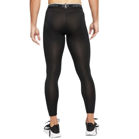 Legginsy męskie Nike Pro Dri-FIT Tight czarne DD1913 010 Nike