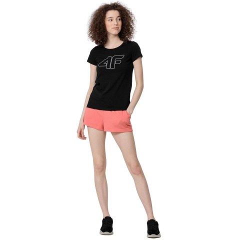 Spodenki damskie 4F koralowe H4L22 SKDD350 63S 4F Spodenki damskie 4F koralowe H4L22 SKDD350 63S 4F