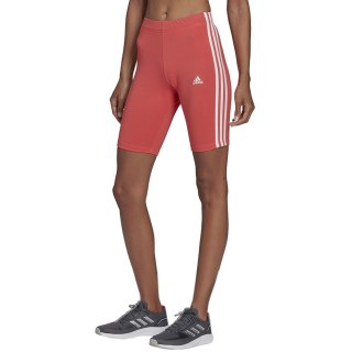Spodenki damskie adidas Tight 3-Stripes Bike Shorts koralowe HF1862 Adidas