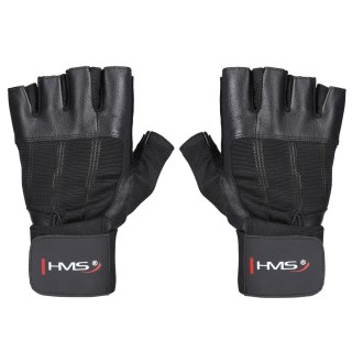 RST04 BLACK ROZM. XXL RĘKAWICE NA SIŁOWNIĘ HMS HMS