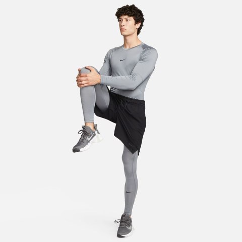Koszulka Nike Pro LS FB7919-084 szary M Nike