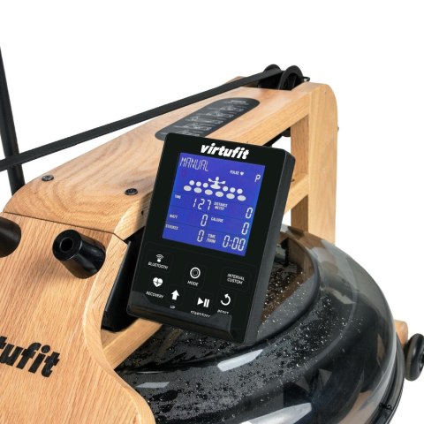 VIRTUFIT WIOŚLARZ ELITE Z OPOREM WODNYM DREWNIANY VirtuFit