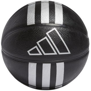 Piłka adidas 3 Stripes Rubber Mini HM4972 3 czarny Adidas
