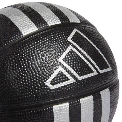 Piłka adidas 3 Stripes Rubber Mini HM4972 3 czarny Adidas