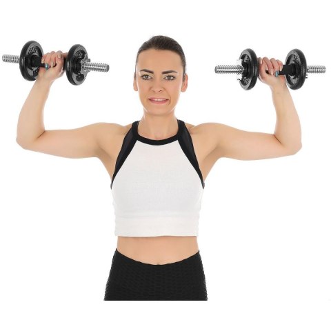 HANTLA ŻELIWNA 15 KG ( 2x7.5 KG ) WALIZKA ENERO FIT
