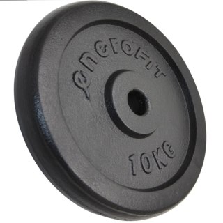 OBCIĄŻENIE ŻELIWNE CZARNE 10KG ENERO FIT fi26,5 1 szt.