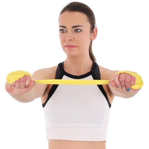 TAŚMA TRENINGOWA DO ĆWICZEŃ PILATES 2000x150x0,30MM 9-11KG CZERWONA