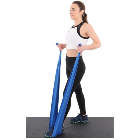 TAŚMA TRENINGOWA DO ĆWICZEŃ PILATES 2000x150x0,40MM 10-15KG ZIELONA