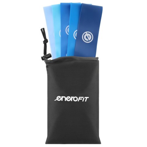 ZESTAW GUM DO ĆWICZEŃ FITNESS CROSSFIT MINI BLUE BAND 5W1 ENERO FIT