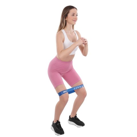 ZESTAW GUM DO ĆWICZEŃ FITNESS CROSSFIT MINI BLUE BAND 5W1 ENERO FIT