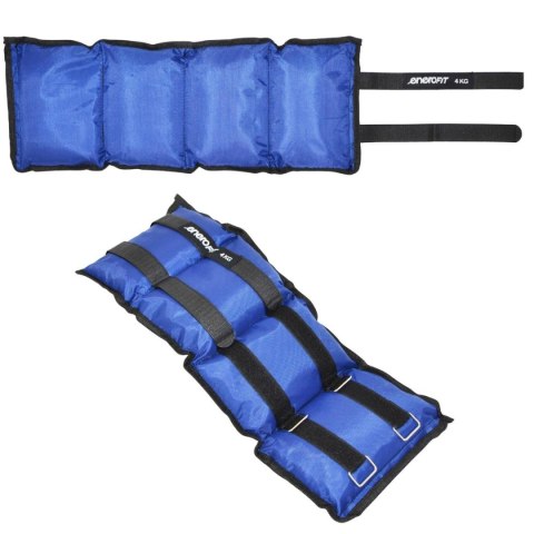 OBCIĄŻENIE NA PRZEGUBY NIEBIESKIE 8KG (2x4KG) ENERO FIT