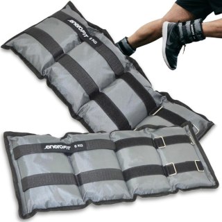 OBCIĄŻENIE NA PRZEGUBY SZARE 12KG (2x6KG) ENERO FIT