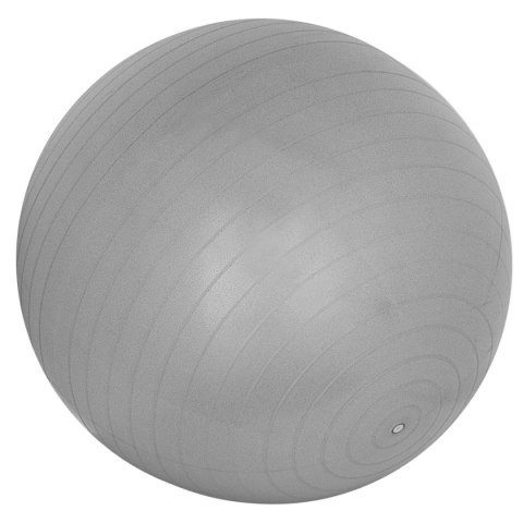 PIŁKA GIMNASTYCZNA DO ĆWICZEŃ FITNESS 55CM ANTIBURST SZARA