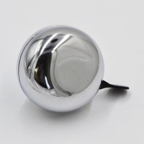 DZWONEK ROWEROWY RETRO 80x50MM SILVER XQMAX