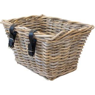 KOSZYK ROWEROWY WIKLINOWY NA PRZÓD 39X30X24CM XQMAX