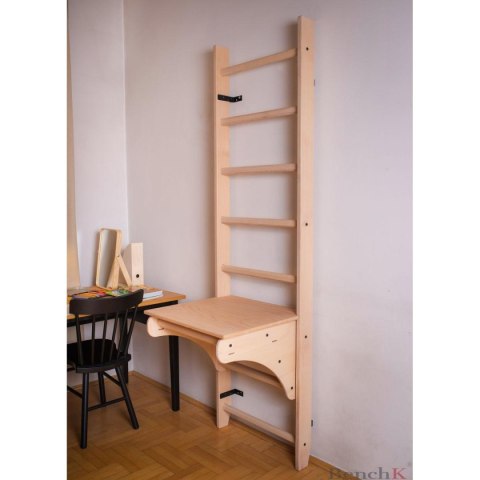 DRABINKA Z DREWNIANYM DO PODCIĄGANIA Z BIURKIEM BENCHK 112
