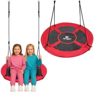 HUŚTAWKA OGRODOWA BOCIANIE GNIAZDO 110CM XXXL CZERWONA