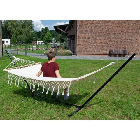 STELAŻ STOJAK DO HAMAKA METALOWY 374x91x111CM