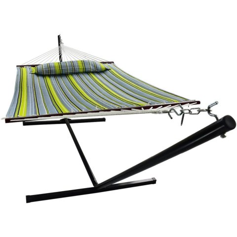 STELAŻ STOJAK DO HAMAKA METALOWY 374x91x111CM
