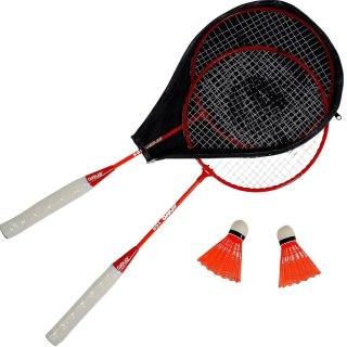 ZESTAW DO BADMINTONA W POKROWCU RED ORANGE ENERO 105