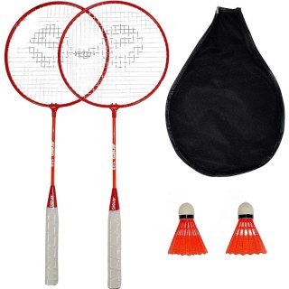 ZESTAW DO BADMINTONA W POKROWCU RED ORANGE ENERO 105