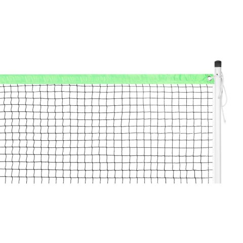 ZESTAW SŁUPKI SIATKA DO SIATKÓWKI BADMINTONA 609x220CM