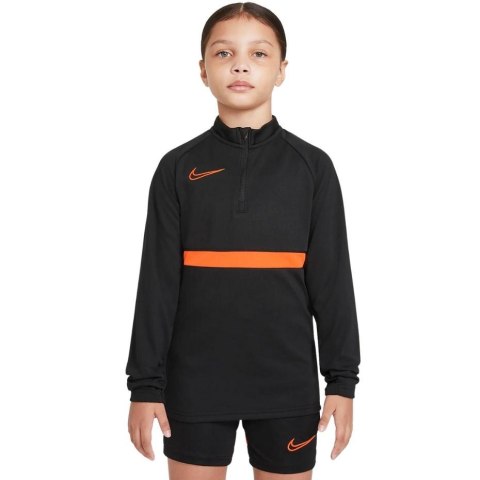 Bluza dla dzieci Nike NK DF Academy 21 Drill Top czarna CW6112 017 Nike Football Bluza dla dzieci Nike NK DF Academy 21 Drill Top czarna CW6112 017 Nike Football