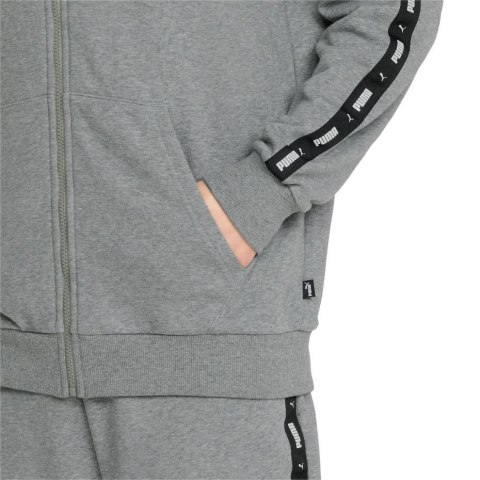 Bluza męska Puma ESS+ Tape Full-Zip Hoodie TR szara 848768 03 Puma Bluza męska Puma ESS+ Tape Full-Zip Hoodie TR szara 848768 03 Puma