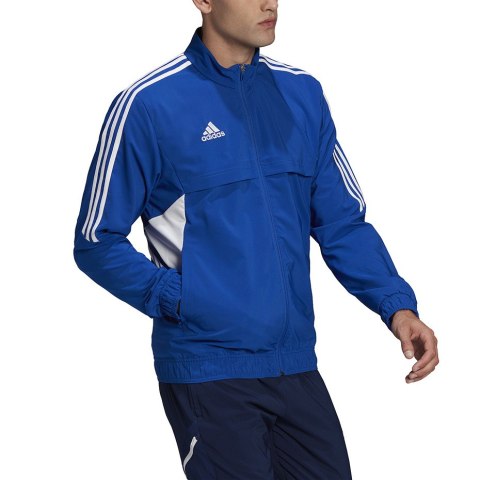 Bluza męska adidas Condivo 22 Presentation Jacket niebieska HA6245 Adidas teamwear Bluza męska adidas Condivo 22 Presentation Jacket niebieska HA6245 Adidas teamwear