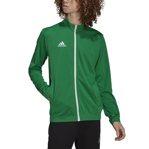Bluza męska adidas Entrada 22 Track Jacket zielona HI2135 Adidas teamwear Bluza męska adidas Entrada 22 Track Jacket zielona HI2135 Adidas teamwear