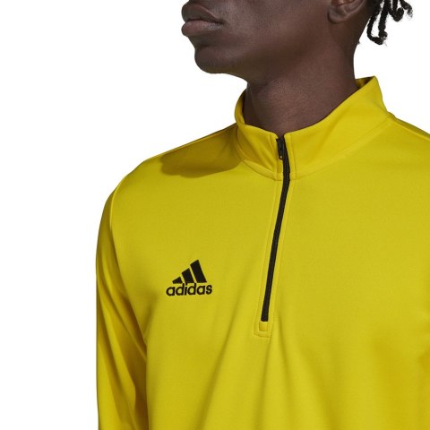 Bluza męska adidas Entrada 22 Training Top żółta HI2128 Adidas teamwear Bluza męska adidas Entrada 22 Training Top żółta HI2128 Adidas teamwear