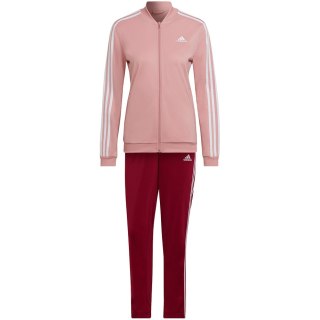 Dres damski adidas Essentials 3-Stripes Track Suit różowy HD4301 Adidas