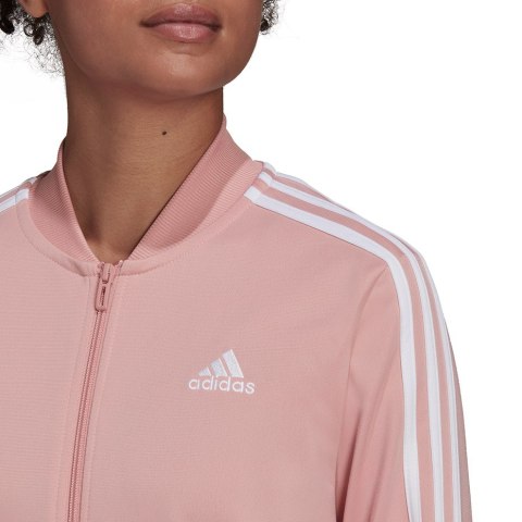 Dres damski adidas Essentials 3-Stripes Track Suit różowy HD4301 Adidas