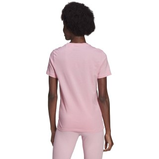 Koszulka damska adidas Loungwear Essentials Slim Logo Tee różowa HD1681 Adidas