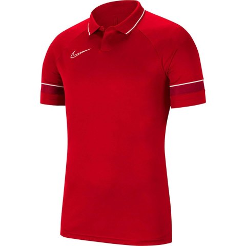 Koszulka dla dzieci Nike Dri-FIT Academy 21 Polo SS czerwona CW6106 657 Nike Team Koszulka dla dzieci Nike Dri-FIT Academy 21 Polo SS czerwona CW6106 657 Nike Team