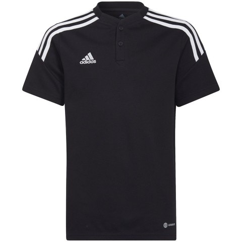 Koszulka dla dzieci adidas Condivo 22 Polo czarna H44110 Adidas teamwear Koszulka dla dzieci adidas Condivo 22 Polo czarna H44110 Adidas teamwear