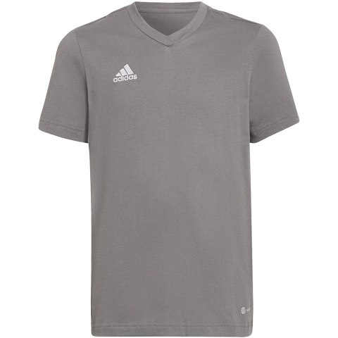 Koszulka dla dzieci adidas Entrada 22 Tee szara HC0444 Adidas teamwear Koszulka dla dzieci adidas Entrada 22 Tee szara HC0444 Adidas teamwear