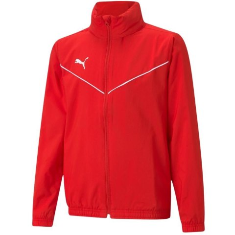 Kurtka dla dzieci Puma teamRISE All Weather Jacket czerwona 657402 01 Puma Kurtka dla dzieci Puma teamRISE All Weather Jacket czerwona 657402 01 Puma