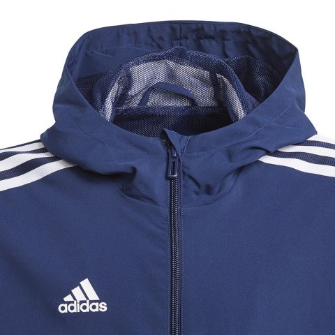 Kurtka dla dzieci adidas Tiro 21 Windbreaker granatowa GP4974 Adidas teamwear Kurtka dla dzieci adidas Tiro 21 Windbreaker granatowa GP4974 Adidas teamwear