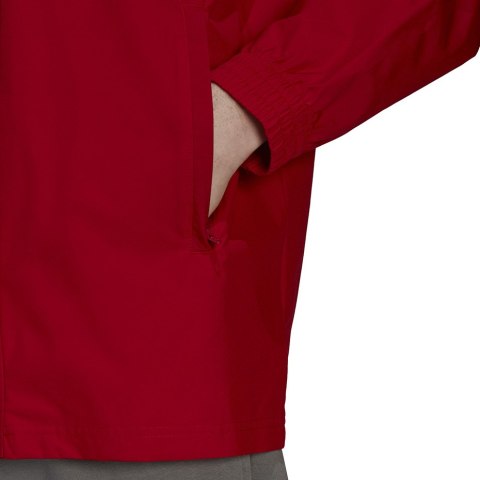 Kurtka męska adidas Entrada 22 All Weather Jacket czerwona HG6299 Adidas teamwear Kurtka męska adidas Entrada 22 All Weather Jacket czerwona HG6299 Adidas teamwear