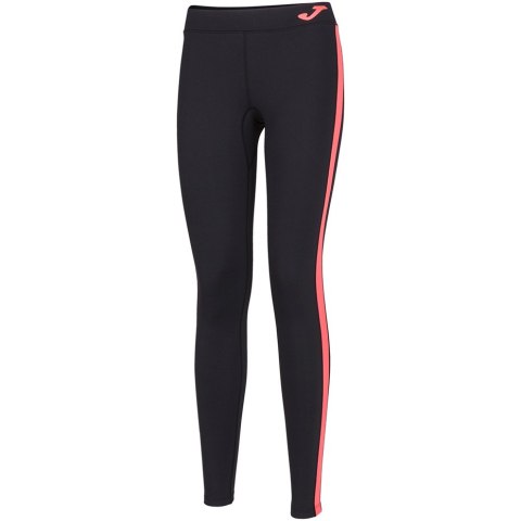 Legginsy damskie Joma Ascona Long Tight czarno-różowe 901127.119 Joma Legginsy damskie Joma Ascona Long Tight czarno-różowe 901127.119 Joma